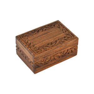 Hand-Carved Border Urn